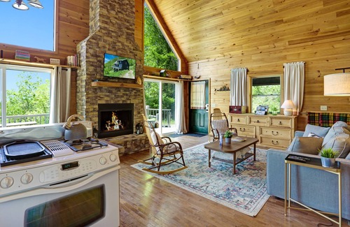 Hayesville Cabin | Unbelievable-Hot Tub-Gas Fireplace-4x4 Needed