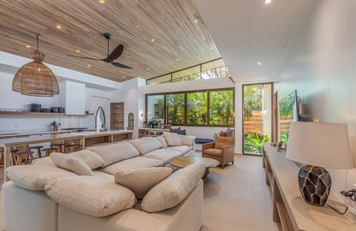 Playa Guiones Villa | Unique Beautiful Beachfront Property w/Private Beach path Pool