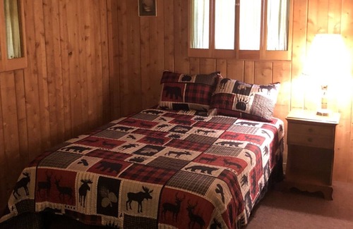Saint Albans Cabin | Unique Birch Island camp on Indian Pond in St. Albans, Maine
