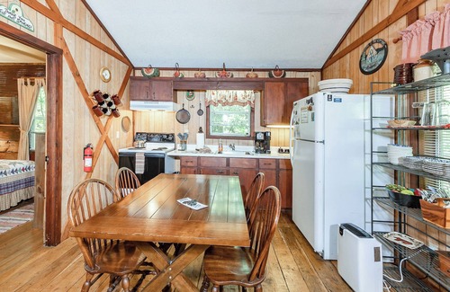 Lake Toxaway Cabin | Unique Cabin w/Fire Pit and Tennis On Site