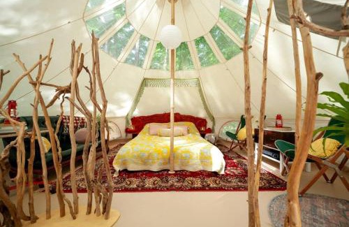 Roxbury Other | Unique Cozy Bell Tent with Wooden Deck in New York