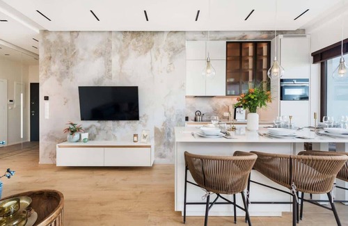 Orlinki Apartment | Unique interiors in a modern seaside marina