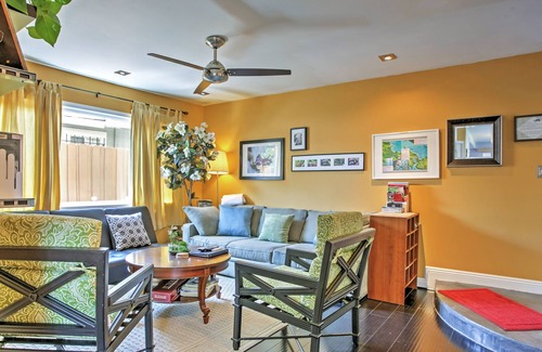 Sutter Villa | Unique Long Beach House w/Garden, Grill & Balcony!