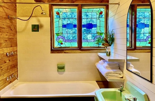 Blackheath Cottage | Unique Mud-Brick Cottage, bush garden with a flowing creek