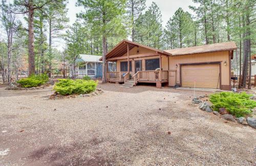Pinetop House | Updated Deck and Fireside Table Pinetop Cottage