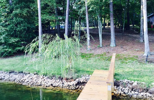 Leesville House | Updated Home across the street from the lake. With Private Dock and Land.