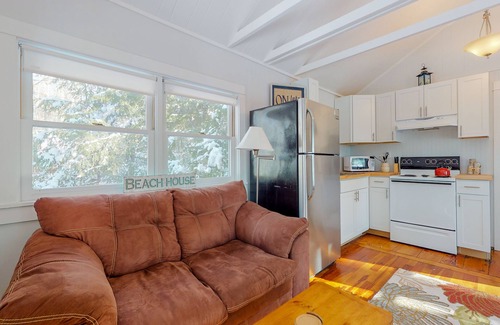 Orland Cottage | Updated lakefront cottage with shared boat dock - near Acadia