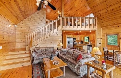 Murphy House | Upscale Cabin with Mountain Views - Pet Friendly!