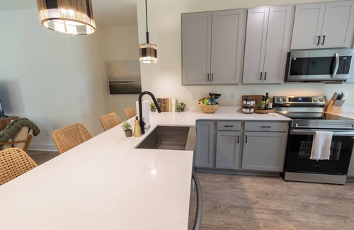 Central Apartment | Upscale Lodge Sleeps 9 Dog Friendly Near CU