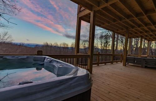 Morganton House | Upscale Masterpiece - Mountain Views with Hot Tub
