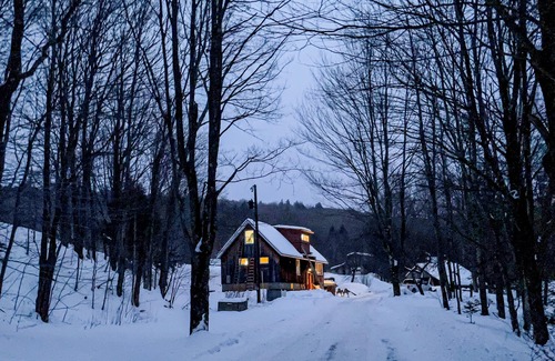 Waitsfield House | Upscale mountain retreat on 34 acres of private farmland with private hot tub