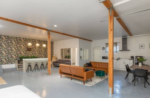 Logan Heights Apartment | Urban Jungle Garage House with Bar and Theatre