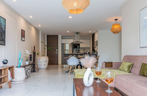 Providencia Apartment | Urban Stylish 3 BedRoom/Daily cleaning