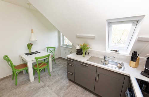 Nebel Apartment | Urlaub mit Hund/Obergeschosswohnung mit Terrasse für 2 Personen