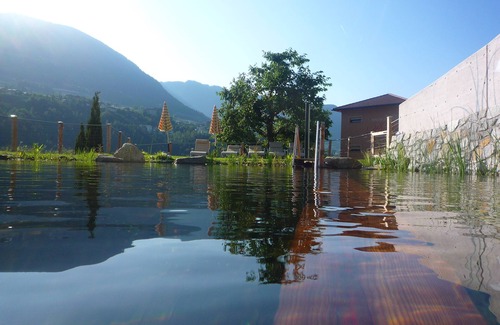 Caines Apartment | Vacation apartment with large panoramic balcony and organic natural bathing pond