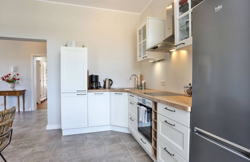 Oberhavel Apartment | Vacation apartment Fürstenberg over 2 ET with terrace and balcony - Storchenhof