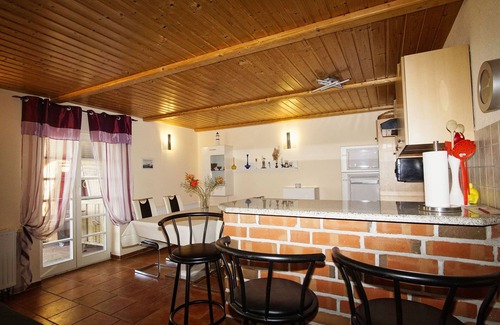 Wiek Apartment | Vacation apartment close to the beach with sea view - Ferienhaus Strandlatscher FeWo 01