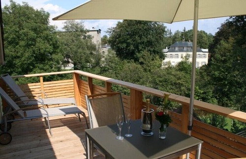 Bad Aibling Apartment | Vacation apartment 6, 34 sqm, top floor with south-facing balcony