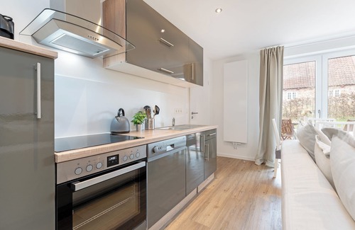 Grebin Apartment | Vacation apartment Henne with terrace in Grebin