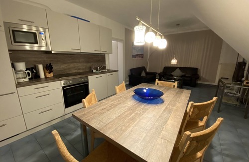 Seedorf Apartment | Vacation apartment in idyllic Seedorf with a view of the harbor