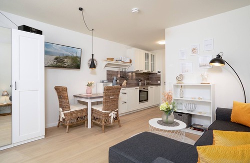 Neustadt in Holstein Apartment | Vacation apartment Kleine Muschel with balcony in Neustadt