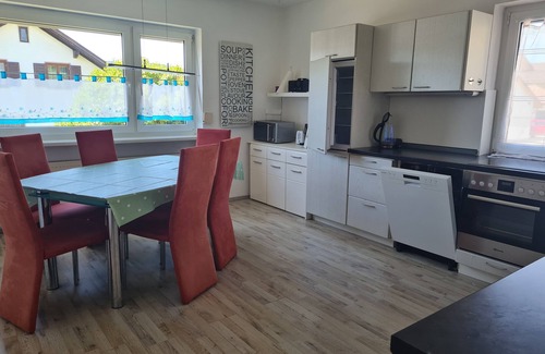 Frauenau Apartment | Vacation apartment Lusen on the ground floor for up to 5 people with a fantastic mountain view