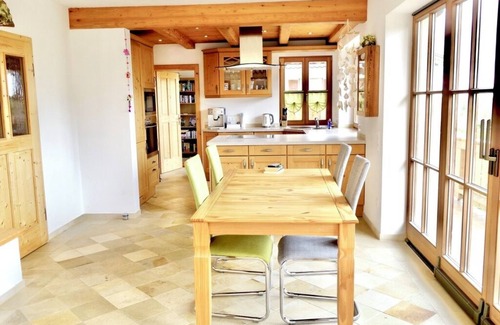 Samerberg Apartment | Vacation apartment with separate bedroom, sofa bed in the living room, wood-burning stove