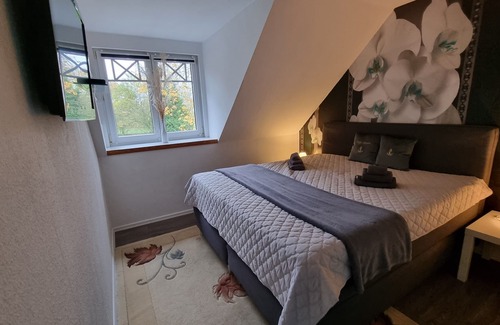 Almdorf House | Vacation between Sankt Peter Ording and Sylt Sauna, garden and pets