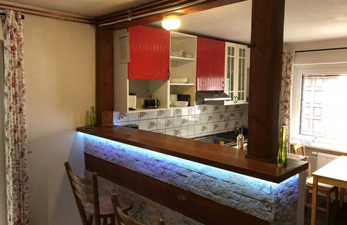 Reinhardtsdorf-Schoena House | Vacation home with 13 beds, 2 bathrooms, large terrace in a quiet forest location