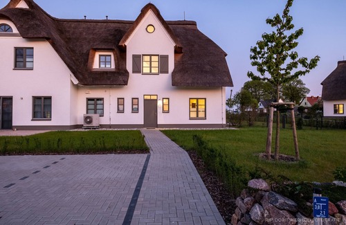 Stolpe auf Usedom Apartment | Vacation home Ole Bull 15 - Inseldomizil Stolpe - Vacation under thatch on Usedom