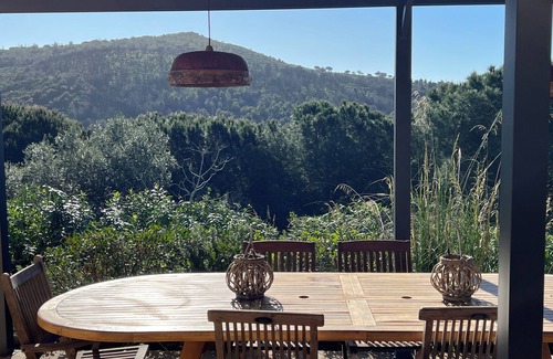 Rio Villa | Vacation home Elbe. Exclusive: bright with panoramic views of the countryside