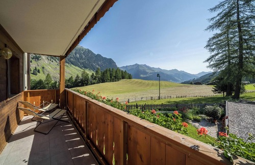 Moso in Passiria Apartment | Vacation Home "Maria Arnika" with Balcony, Garden, Terrace & Sauna