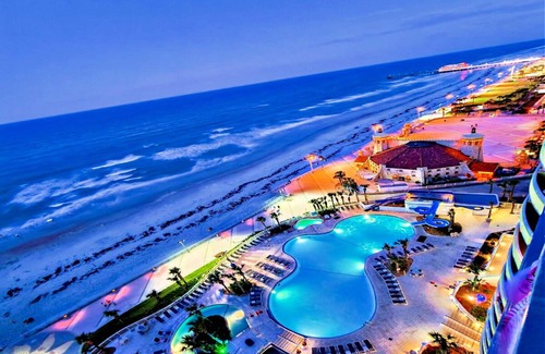 Kingston Condo | Vacation in Resort Luxury 1BR Direct Oceanfront Wyndham Ocean Walk Resort/1302