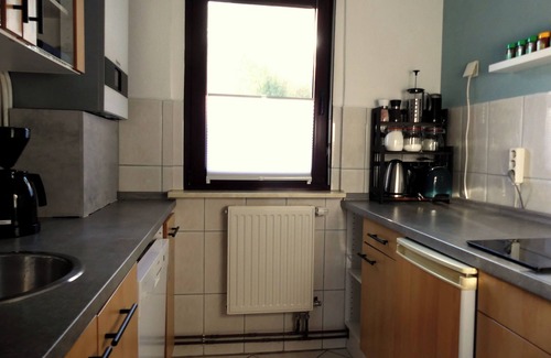 Rothenkirchen House | Vacation with dog, vacation home, 150m to the natural beach, fence + winter garden
