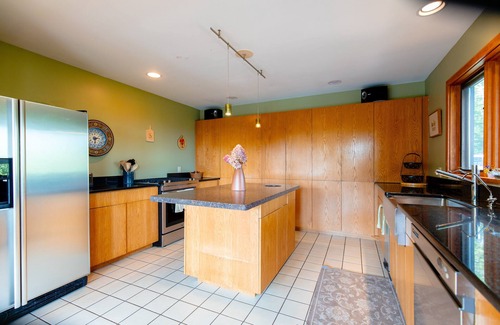 Stowe Hollow House | Valley View: 5 br, huge deck, pond, fireplace, woodstove, a/c