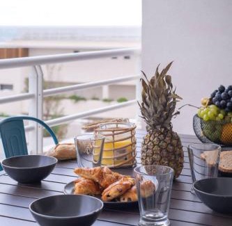 Valras-Plage Apartment | Valras-Loc Archipel Panarea Terrasse et Vue Mer