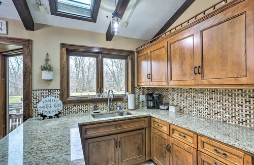 Vermilion House | Vermilion River Home w/Hot Tub & Private Dock!