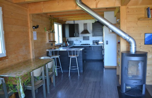 Saint-Andre-d'Embrun Ski Chalet | Very comfortable Gîte de France chalet. Sunny terrace, panoramic view.