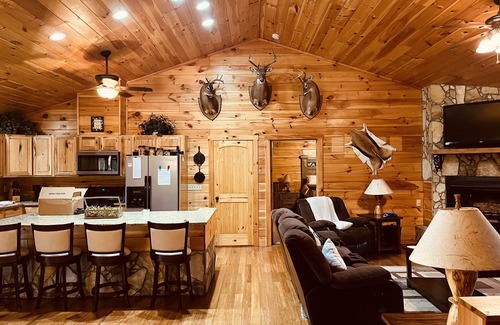 Marshall Cabin | Very Private 4 Bedroom 3 Bath Cabin on 24 acres