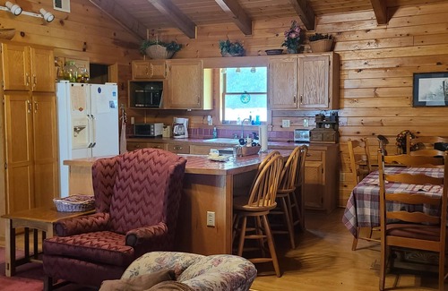 Mortimer Cabin | Very Secluded Home overlooking a Wilson Creek, a Wild and Scenic River.