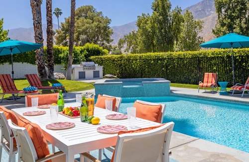 Indian Canyon House | Via Lazo - Luxury Executive Home on the Golf Course! Majestic Mountain Views!