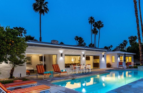 Indian Canyon House | Via Lazo - Luxury Executive Home on the Golf Course! Majestic Mountain Views!