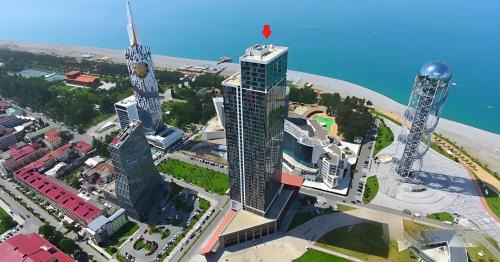 Old Boulevard Apartment | View studio 50 meters from the sea, Porta Batumi Tower