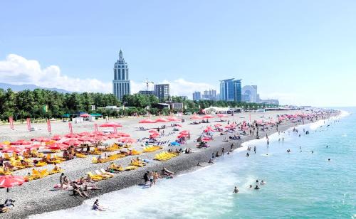 Old Boulevard Apartment | View studio 50 meters from the sea, Porta Batumi Tower