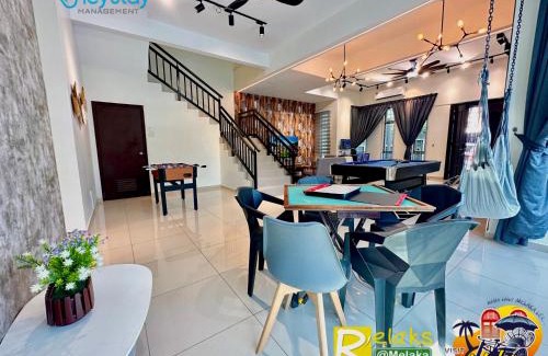 Malacca City House | Villa 20Pax4B3B PrivatePool/Karaok/Pooltable/BBQ