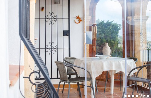 Cometa Villa | Villa AMOR DEL SUR in Senija – 3 bedrooms, private saltwater pool, air conditioning, Wi-Fi and panoramic mountain views