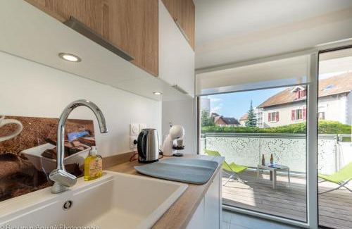 Annecy Old Town Apartment | Villa Aniciaca - Recent apartment with private and secure parking
