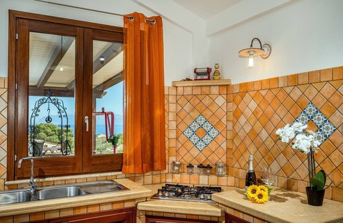 Scopello Villa | Villa Anna with sea view of the Zingaro reserve