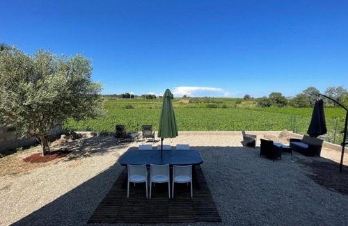 Pinet Villa | Villa avec vue sur vignes à 15min des plages