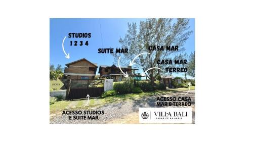 Barra de Ibiraquera House | Villa Bali Casas pé na areia